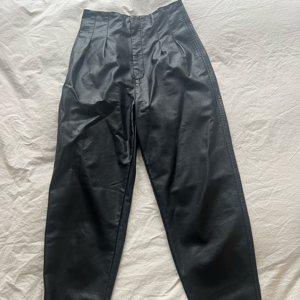 Free People Leather Pants